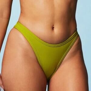 NWT Fabletics Sunset Scoop Swim Bottom Admiral Blue sz. M